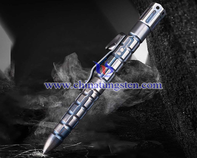 tungsten steel impact head embedded in tip of pen image