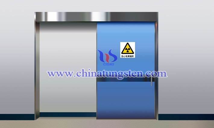 automatic tungsten alloy radiation shielding door picture