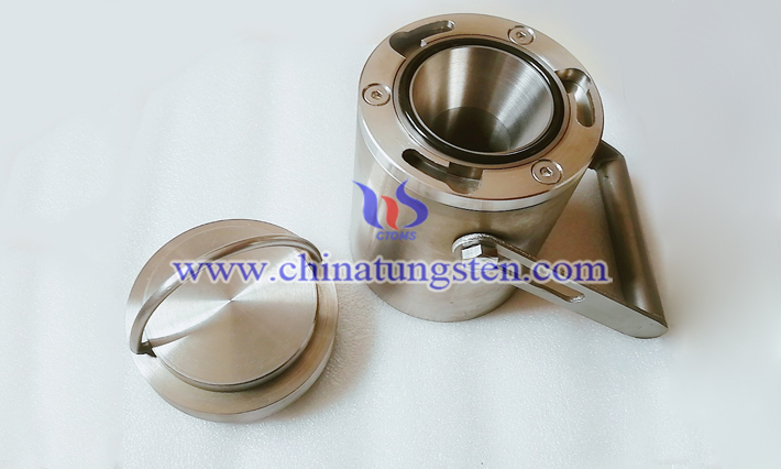 tungsten alloy radioactive source container picture