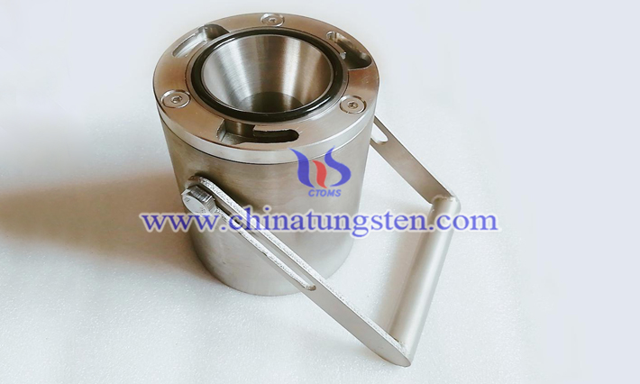 tungsten heavy alloy radioactive source container image