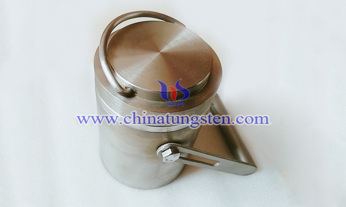 tungsten heavy alloy radioactive source container picture