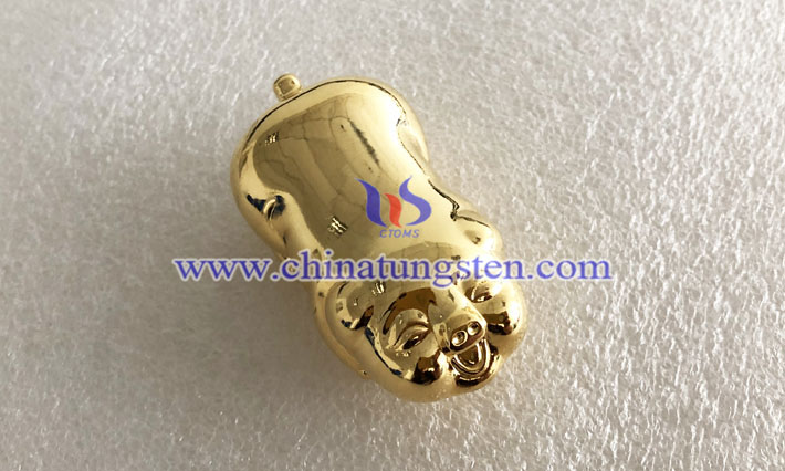 gold plated tungsten pig picture