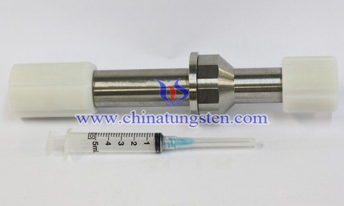 tungsten alloy PET unit dose pig picture