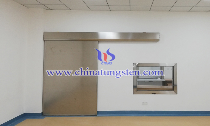 tungsten alloy radiation protective door picture