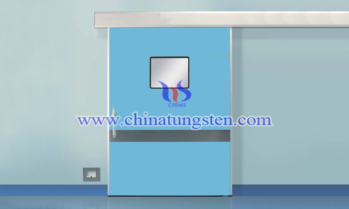 tungsten alloy radiation shielding door picture