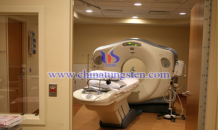 tungsten alloy radiation shielding sheet applied for CT room picture