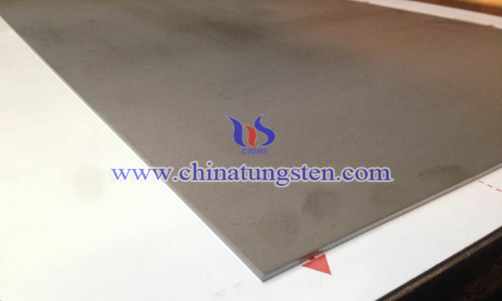 tungsten alloy sheet applied for CT room image