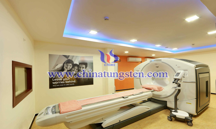 tungsten alloy shield applied for medical CT room picture