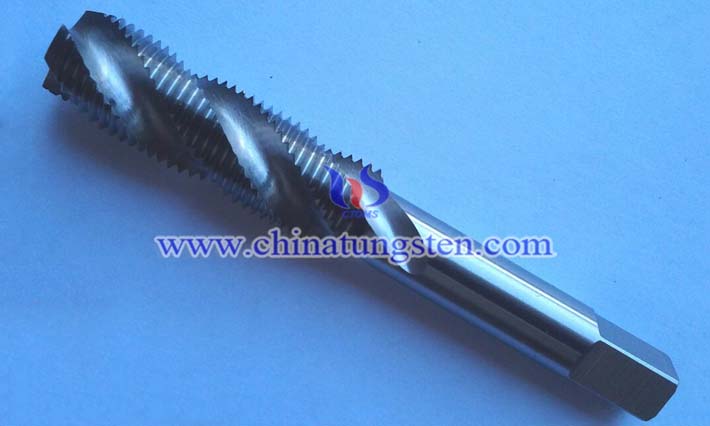 tungsten carbide spiral flute tap image