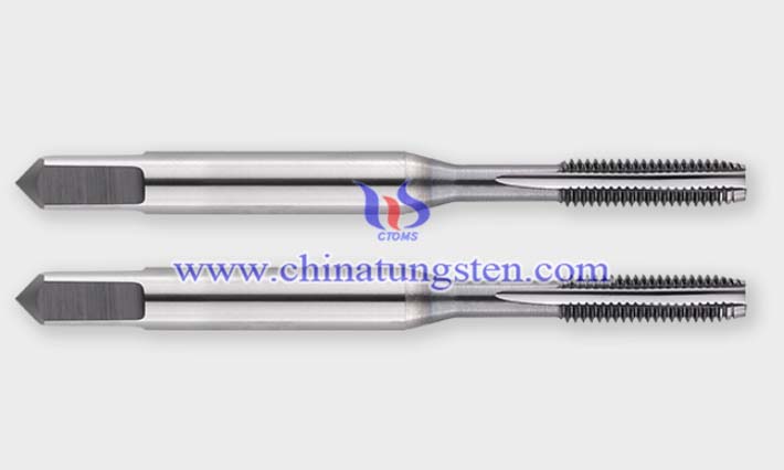 tungsten carbide straight flute tap image