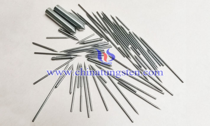 tungsten needle applied for spray point picture