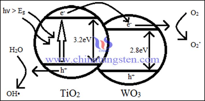 a preparation method of TiO2-WO3 photocatalyst picture