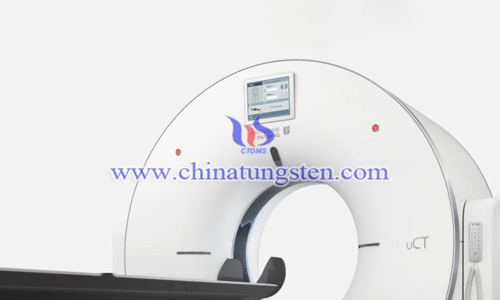 tungsten alloy pre-patient collimator applied for CT machine image
