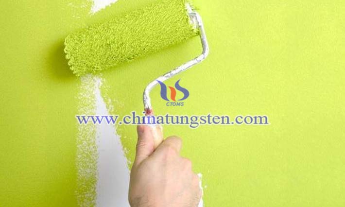 yellow tungsten oxide applied for air purification composite coating picture