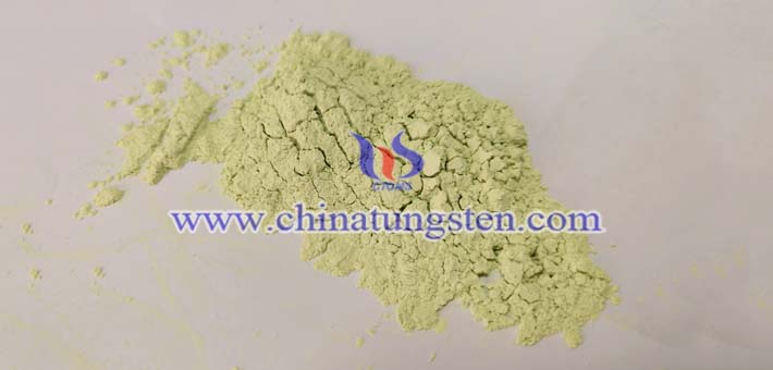 yellow tungsten oxide applied for organic waste gas purification picture