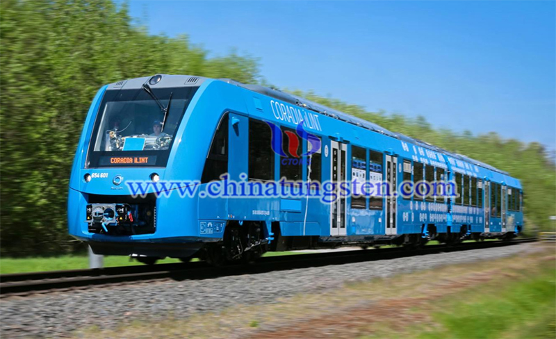 the world first hydrogen-powered train image