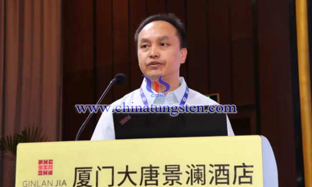 中国钨业协会副秘书长余泽全作报告