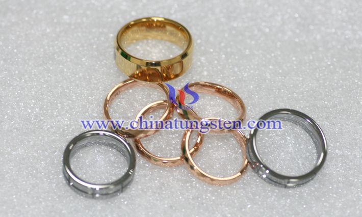 tungsten carbide wedding ring picture