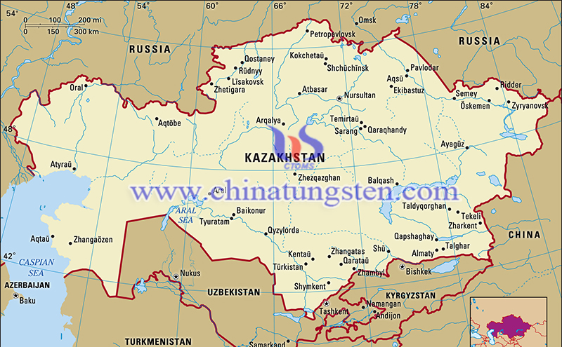 Kazakhstan tungsten mine project image