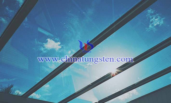 cesium tungsten oxide applied for thermal insulating glass coating picture