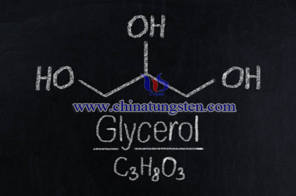 Image of glycerol chemical formula