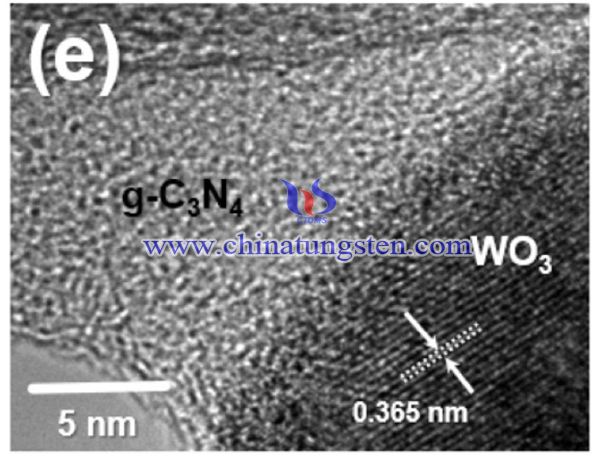 SEM image of 5 wt.% WO3-g-C3N4