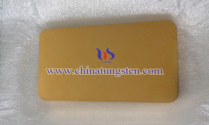 tungsten alloy gold plated bar picture