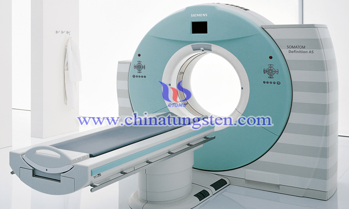 CT検出器に適用されたタングステン合金箔