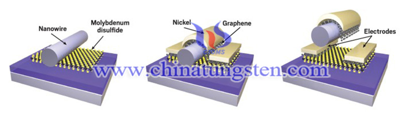 Molybdenum disulfide transistors image