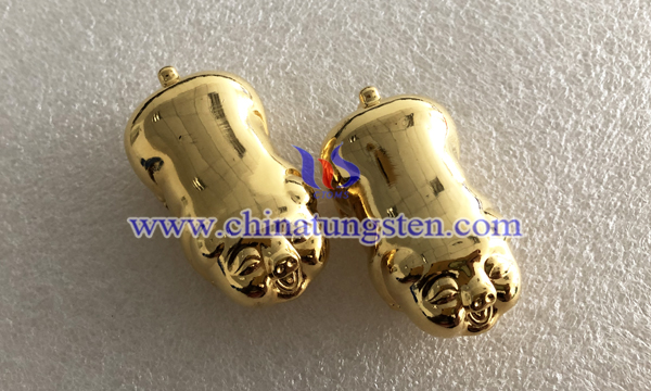 gold-plated tungsten alloy pig image 