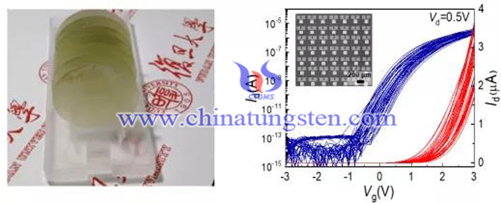 晶圆级MoS2是新型存算一体器件的关键材料图片