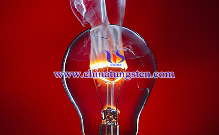 image of tungsten filament lamp