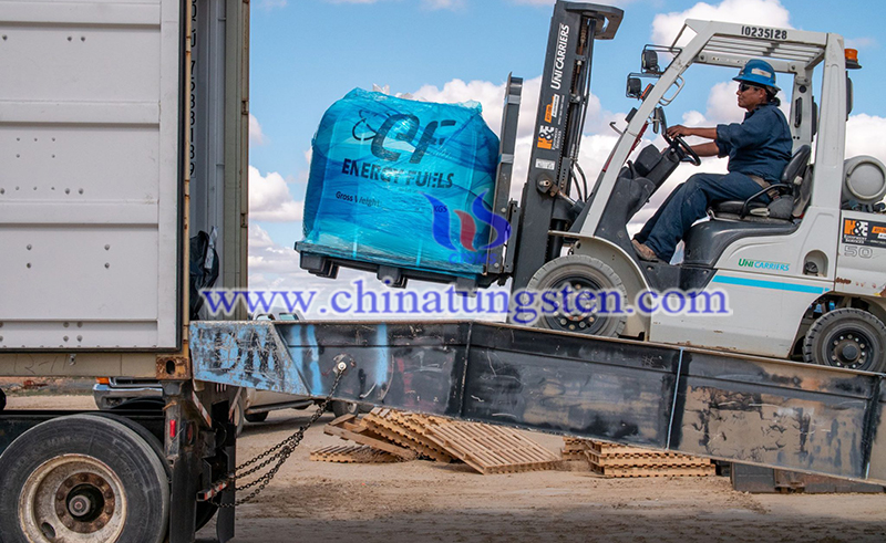 Energy Fuels first shipment image 