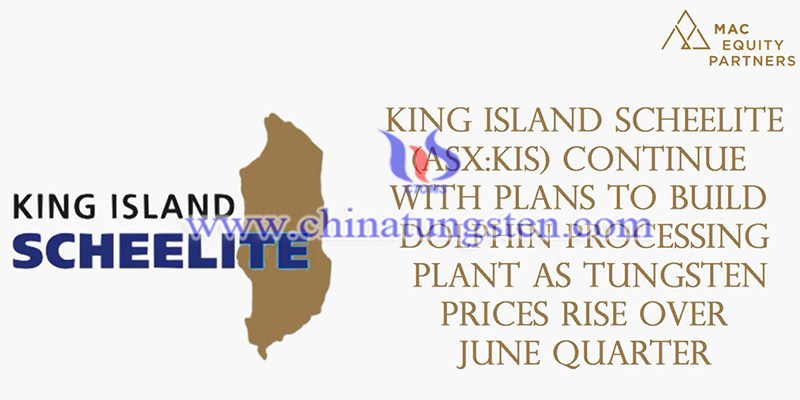 Dale Elphinstone, Other Investors Back in King Island Scheelite