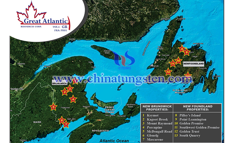 Great Atlantic Begins Exploration Program Expanding Tungsten Focus