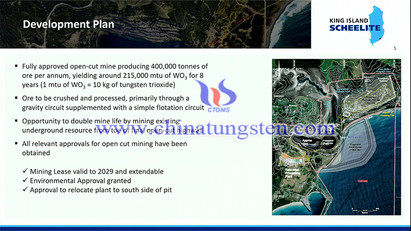 King Island Scheelite Changes Tungsten Offtake Arrangements