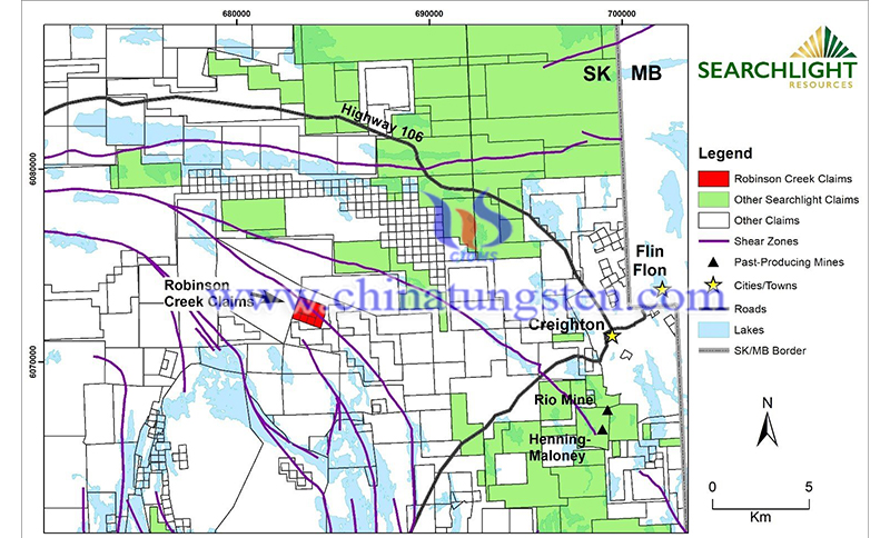 Searchlight Resources Undertakes Kulyk Lake Rare Earth Exploration Program