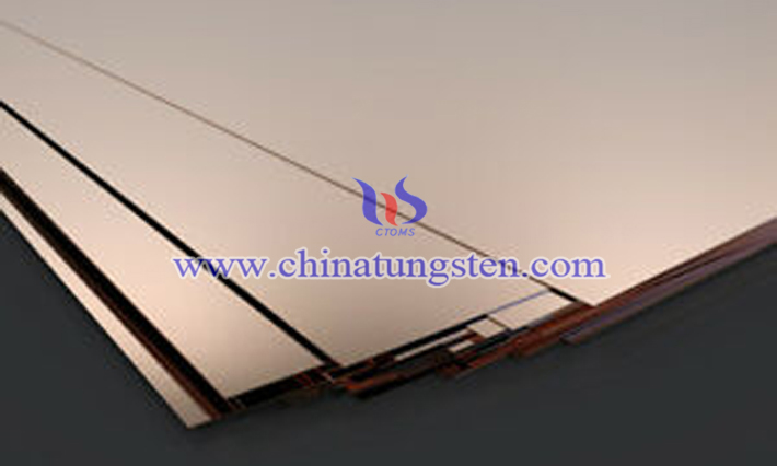 tungsten copper sheet picture