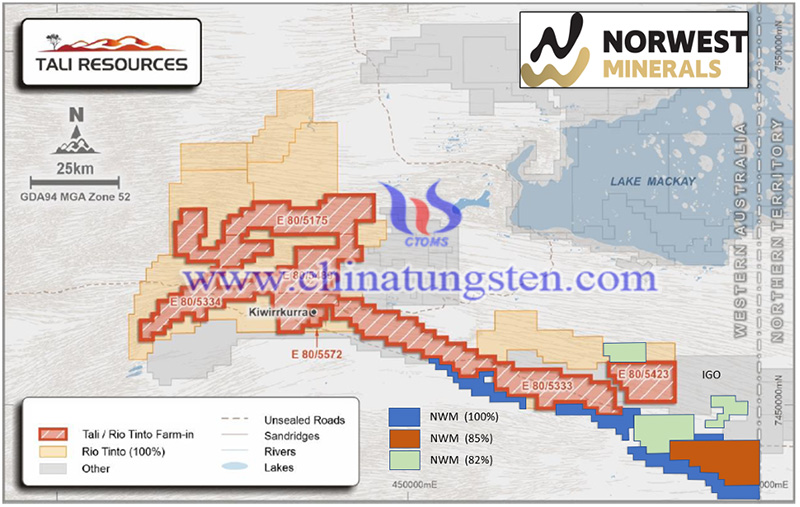 Norwest矿业在Arunta West发现锂-铯-钽伟晶岩图片