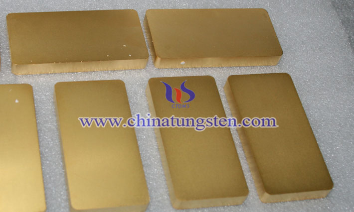 gold plated tungsten bar picture