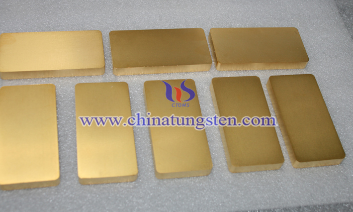 tungsten gold bar photo