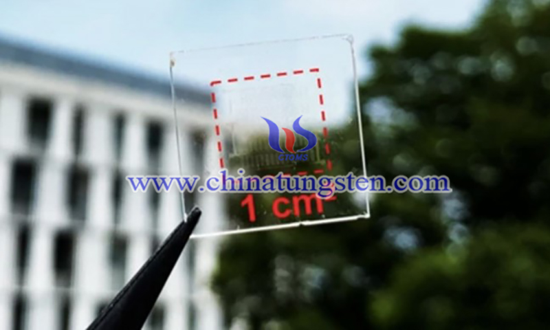 The solar cell with 79 percent transparency image