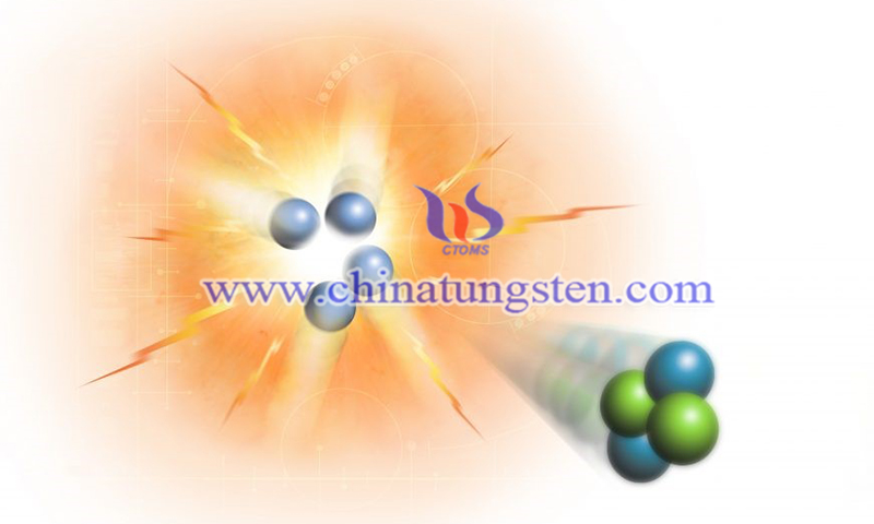 Conceptual process of nuclear fusion image