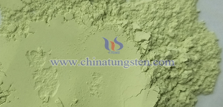nano yellow tungsten oxide for lithium ion battery photo