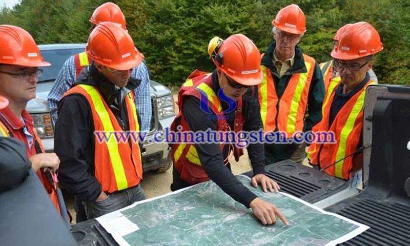Field technicians at Northcliff’s Sisson tungsten-molybdenum project in central New Brunswick image
