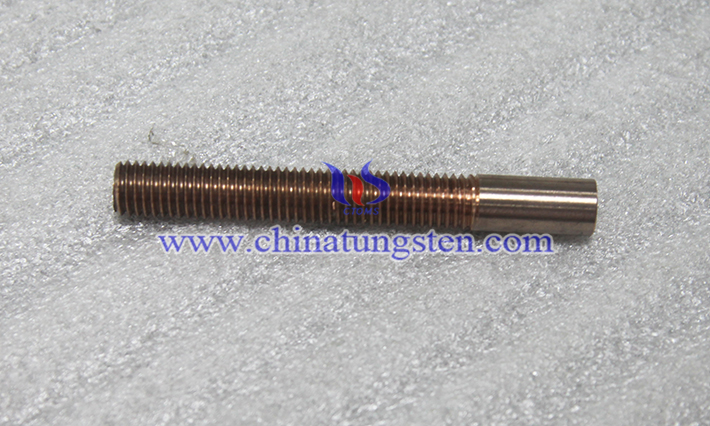 tungsten copper alloy electrode photo 