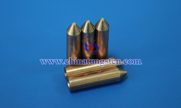 tungsten copper alloy electrode photo 