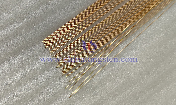 gold plated tungsten rods image 