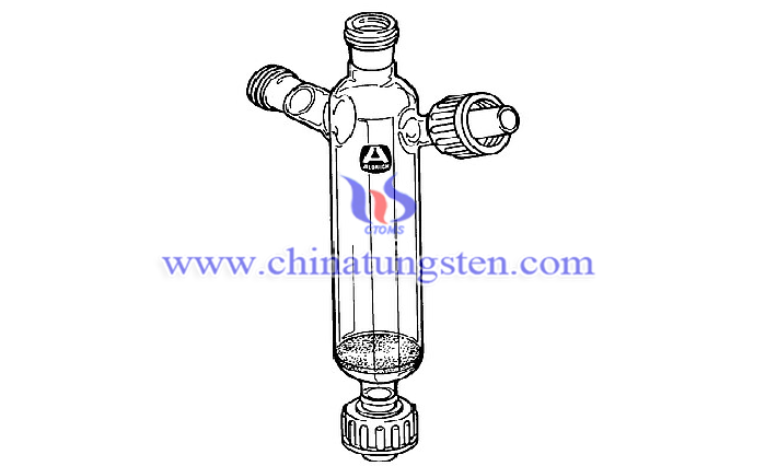 间接法制备二碘化钨所使用的施伦克管