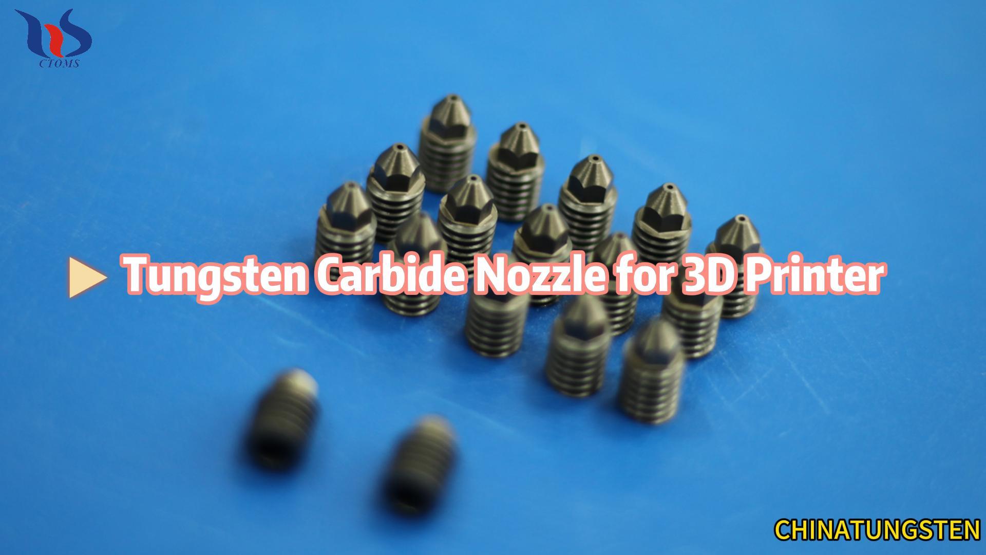 Tungsten Carbide Nozzle for 3D Printer
